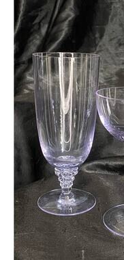 Vintage Iced Tea Stem 1962 Tiffin-Franciscan Twilight Blue OPTIC  For 1 Glass